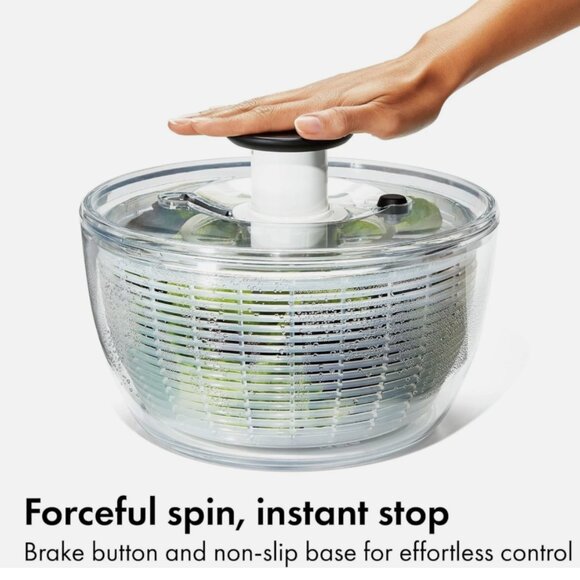 Salad Spinner, 6.22 Qt Lettuce & Vegetable Washer ( XOXO, BRAND NEW) - Picture 2 of 9